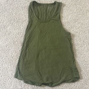 J.crew green tank top